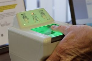 biometrics screening for naturalization process